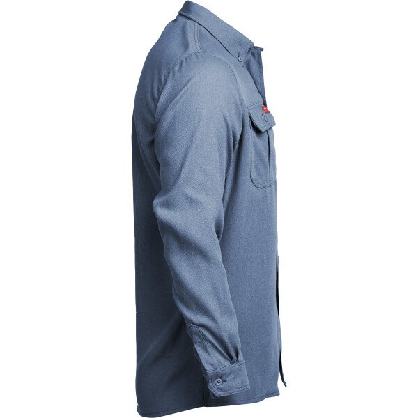 LAPCO FR Modern Uniform Shirt in Medium Blue